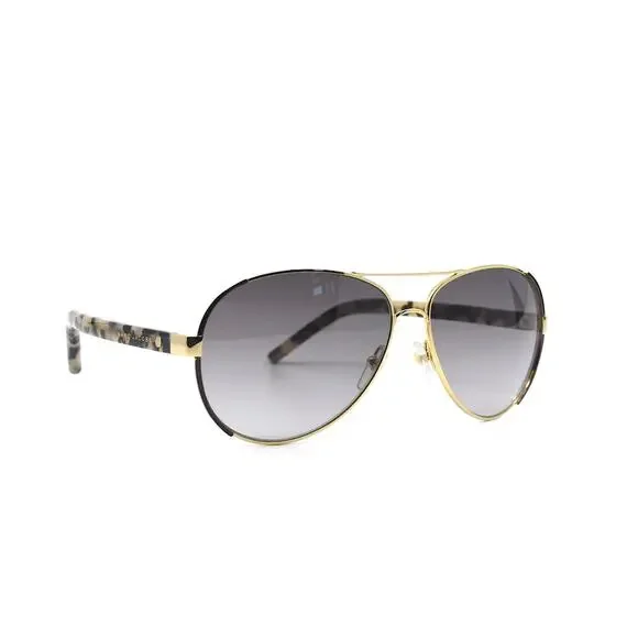 MARC JACOBS 66/S UCEIC GOLD/BLACK GREY GRADIENT AVIATOR SUNGLASSES - Picture 3 of 9